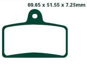 BREMBO SA SINTER PLAQUETTES DE FREIN AVANT 07GR72SA APRILIA 50 RS4 (avec �trier AJP) 2011-2014