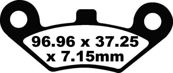 EBC TT PLAQUETTES DE FREIN AVANT FA453TT GOES 360 MAX 2008-2012