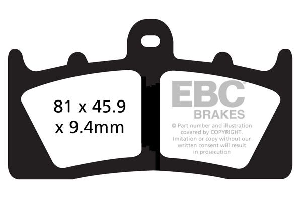 EBC HH PLAQUETTES DE FREIN AVANT FA613HH BMW K 1600 GT 2011-2018