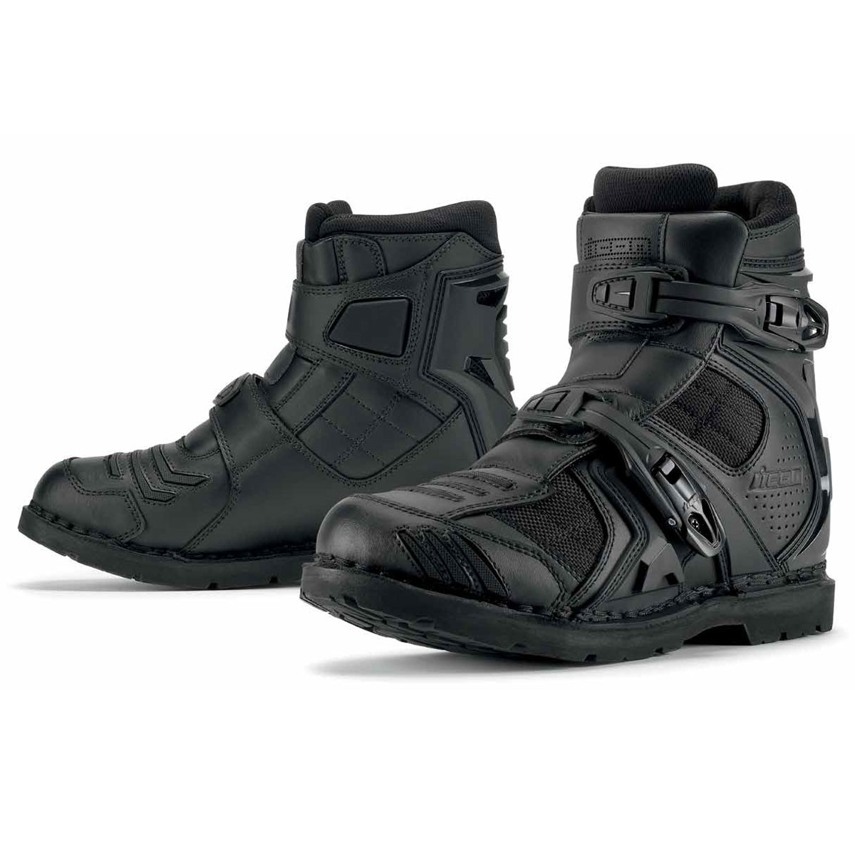 Bottes Basses Moto Icon FIELD ARMOR 2 BLACK*