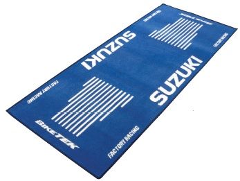 TAPIS BLEU POUR MOTO SUZUKI GARAGE PADDOCK PADDOCK ATELIER SHOWROOM* GRGMAT46