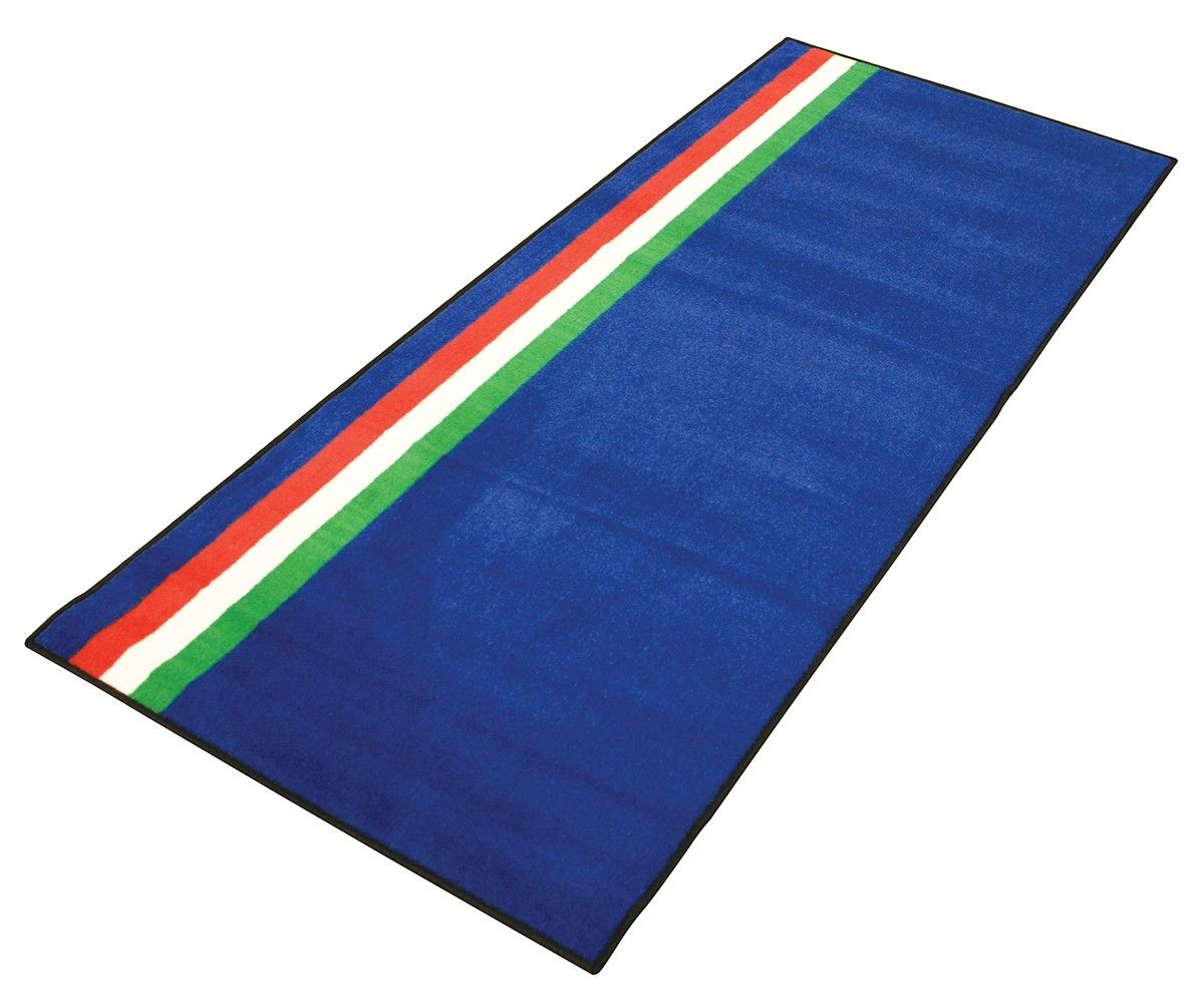 TAPIS ITALIAN FLAG POUR MOTO RACING GARAGE PADDOCK ATELIER SHOWROOM*