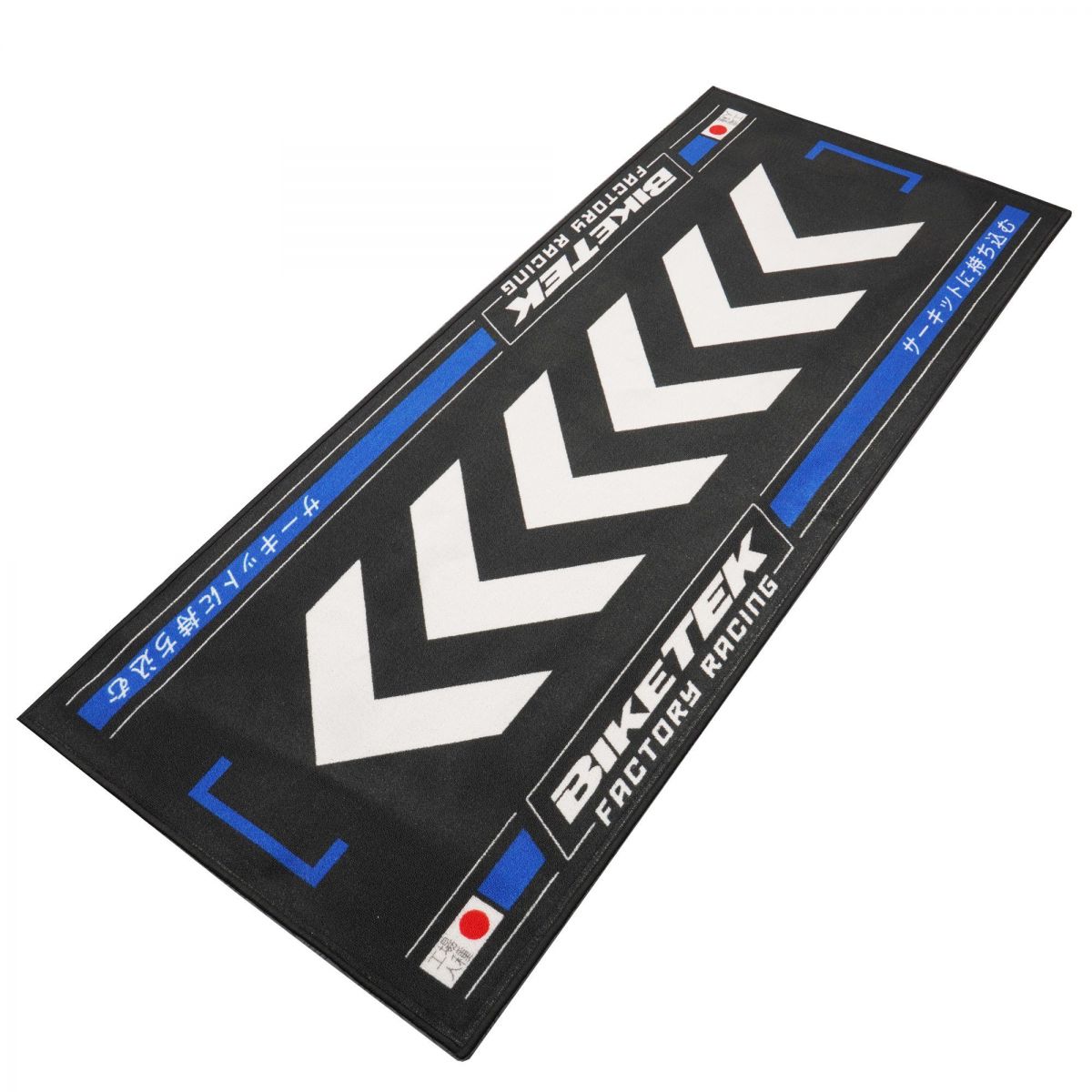TAPIS RISING SUN BLEU POUR MOTO GARAGE PADDOCK ATELIER SHOWROOM* GRGMAT93