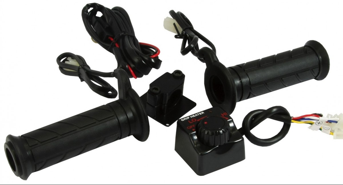 POIGNEES CHAUFFANTES AVEC VARIATEUR 22mm/25mm*HEATGRPADJ