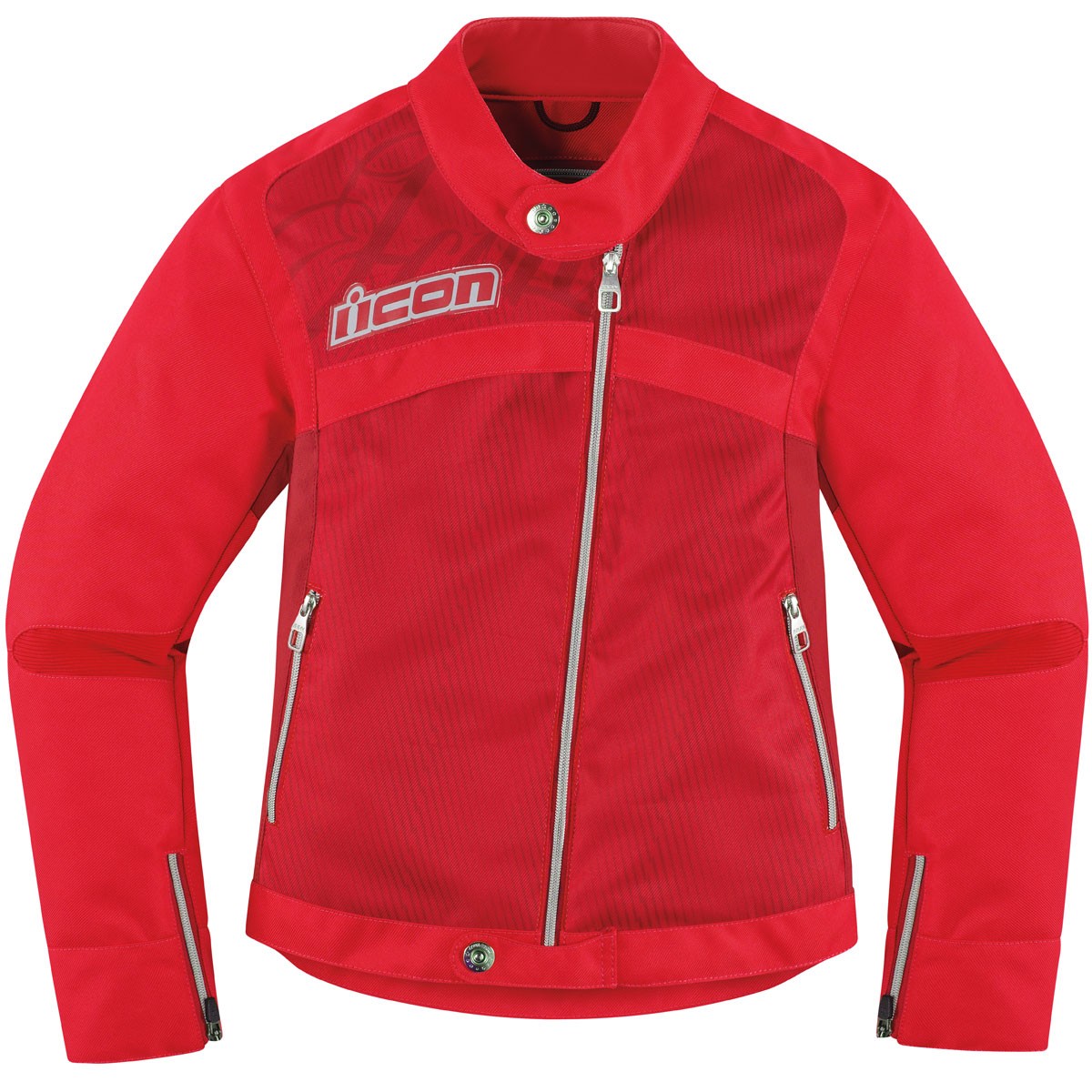 Blouson Femme Moto ICON HELLA 2 TEXTILE RED*