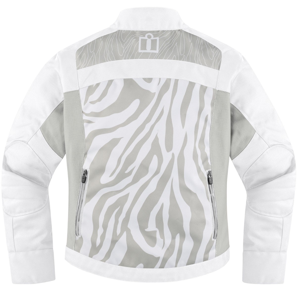 Blouson Femme Moto ICON HELLA 2 TEXTILE WHITE* (2)