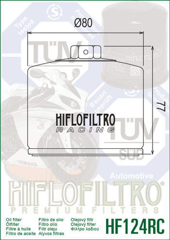Filtre � huile 124 RC RACING KAWASAKI Z 1000 H2 ABS SE SX TOURER PERFORMANCE NINJA TOUS MODELES 2015-2026 (2)