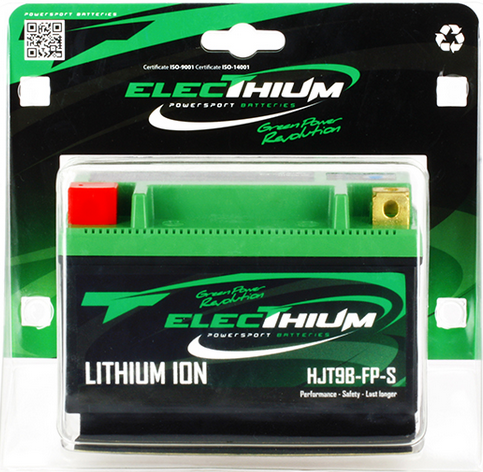BATTERIE ELECTHIUM HJT9B FP-S LITHIUM ION 0.68kg !! = YT9B-4 GT9B-4 YT9B-BS YAMAHA YZF R6 600 2001-2005