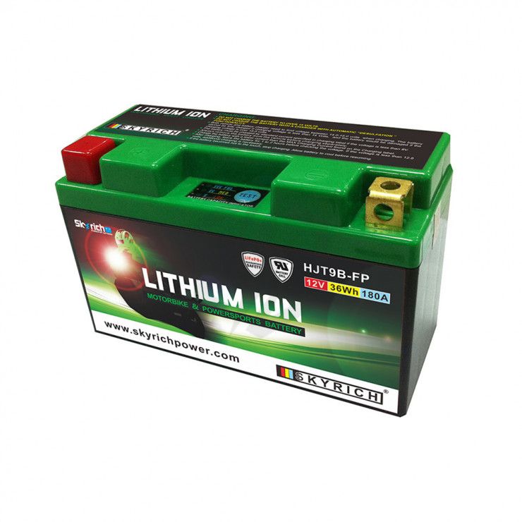 BATTERIE SKYRICH HJT9B-FP LITHIUM ION 0.68kg !! = YT9B-4 GT9B-4 YT9BBS DUCATI 1100 PANIGALE TOUS MODELES 2018-2021
