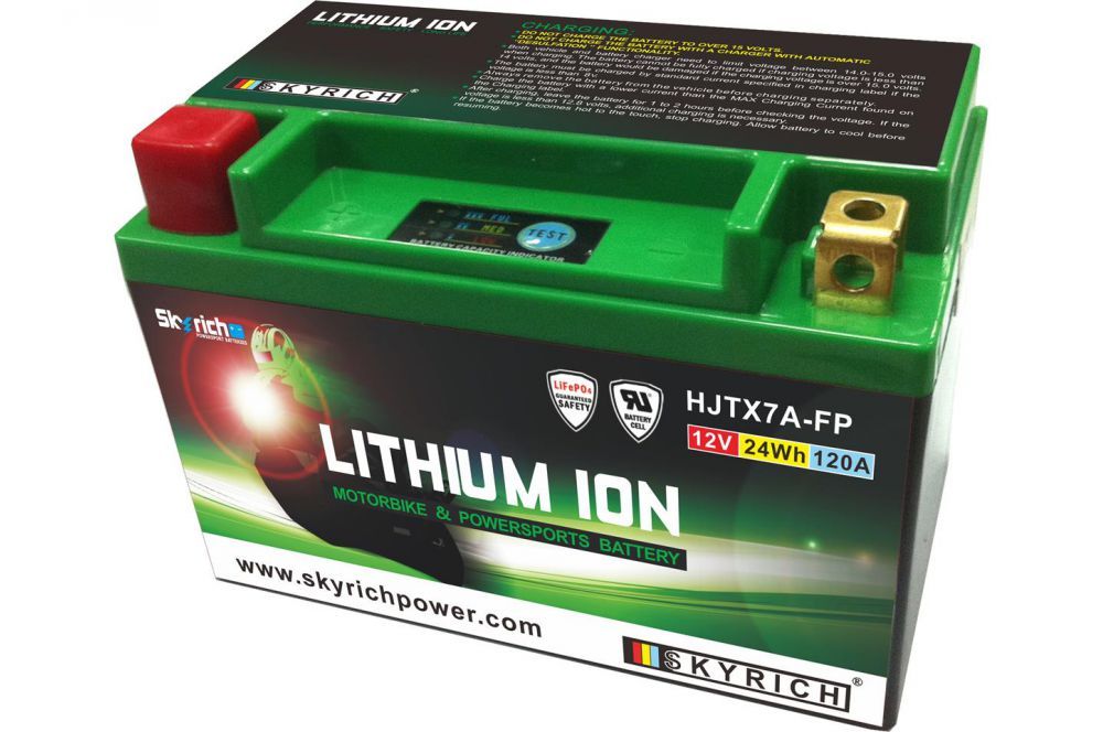 LONG 14.5 / LARG 8,6 / HAUTEUR 9,0 cm BATTERIE SKYRICH HJTX7A-FP LITHIUM ION 12V 6ah cca 130 0.7 kg = YTX7ABS LONG 14.5 / LARG 8,6 / HAUTEUR 9,0 cm BATTERIE SKYRICH HJTX7A-FP LITHIUM ION 12V 6ah cca 130 0.7 kg = YTX7ABS