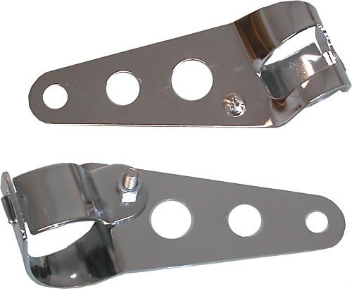 SUPPORT D`OPTIQUE UNIVERSEL PATTE DE PHARE CHROME*