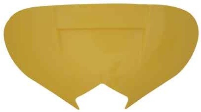 BULLE POUR T�TE DE FOURCHE FALCON JAUNE*