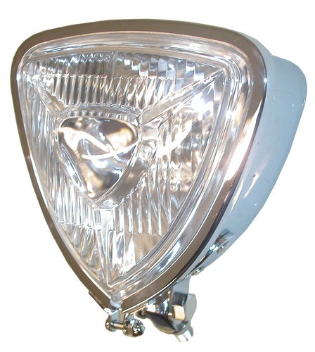 PHARE AVANT TRIANGLE UNIVERSEL CHROME*