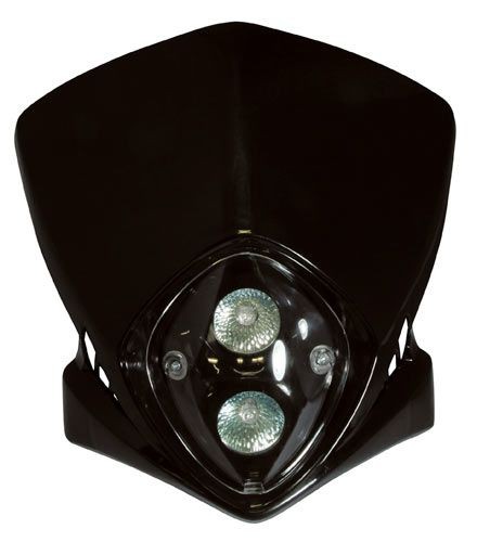 TETE DE FOURCHE PLAQUE PHARE VERTICA NOIRE