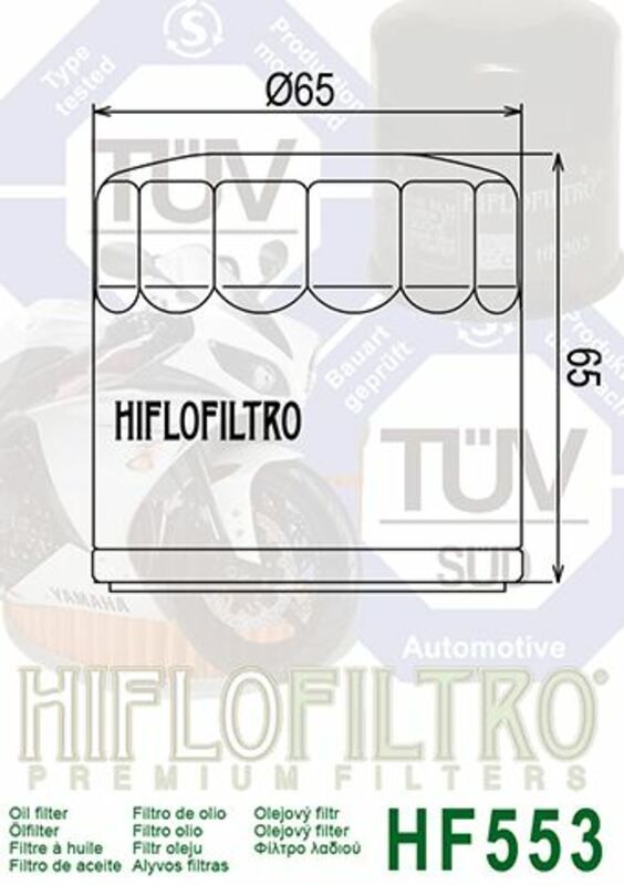 Filtre � huile 553 BENELLI 502 TRK / X 2017-2019 (2)