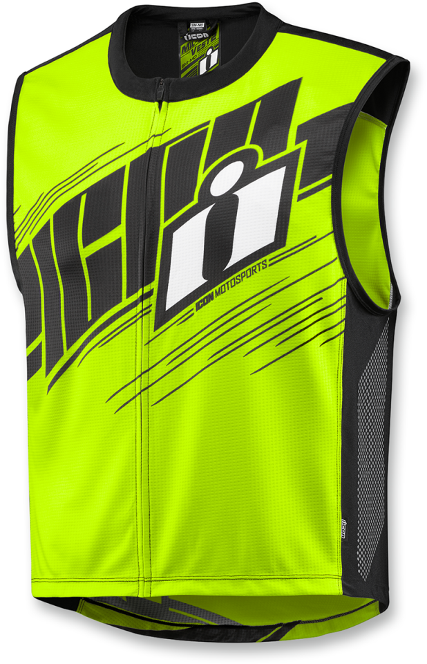 Gilet Fluo ICON MIL-SPEC MESH JAUNE FLUO*