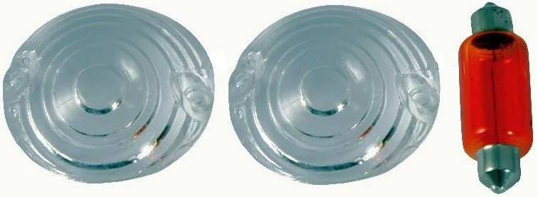 KIT DE REMPLACEMENT OPTIQUE CLIGNOTANT BULL EYE TRANSPARENT*