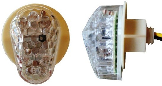 PAIRE DE CLIGNOTANTS R�P�TITEURS LED TRANSLUCIDE YAMAHA 2002-2012*