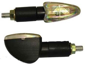 PAIRE DE CLIGNOTANTS LED SPEAR NOIR LONG*