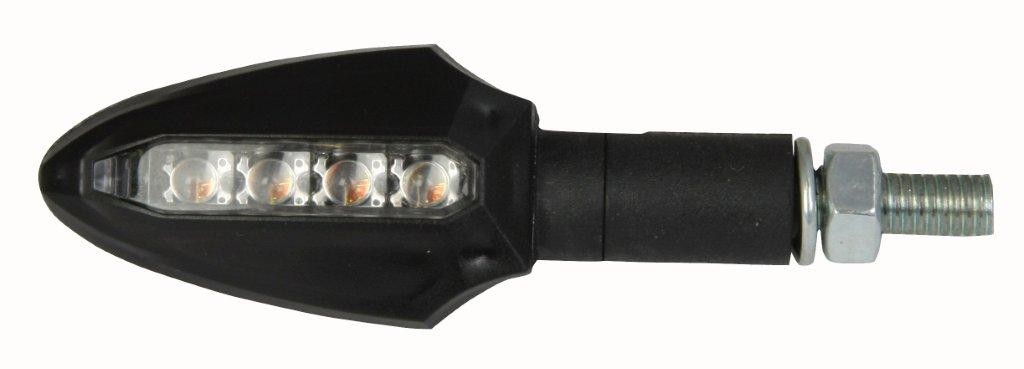 PAIRE DE CLIGNOTANTS LED RUNNER NOIR*INDLED51