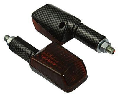 PAIRE DE CLIGNOTANTS MINI CARBONE/FUME LONG*
