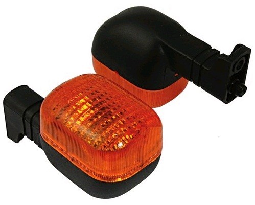 PAIRE DE CLIGNOTANTS UNIVERSELS OEM RECTANGLE A VIS FLEX (INDUFLSCR)*