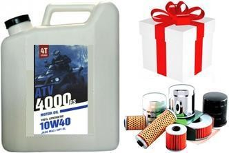 IPONE ATV R 4000 R4000 Pack vidange Quad 4L Huile 10W40 4 Litres + Filtre Offert ou Produit d`entretien + Port Offert 800168