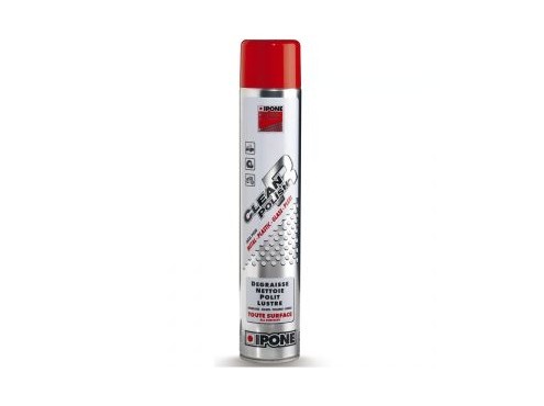 IPONE CLEANER POLISH BIKE Nettoyant � sec multi-usages Cire nettoyante et lustrante multi-surfaces 750ml 800669