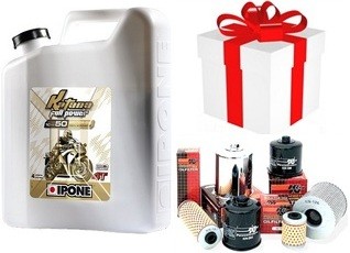 - IPONE Full Power Katana Pack Huile 10W50 100% Synth�se 4 Litres + Filtre KN ou produit d`entretien + PORT OFFERT 800010