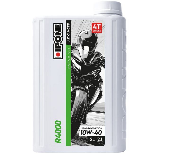 IPONE R4000 10W40 10W-40 R 4000 Huile moto 4T 2 Litres