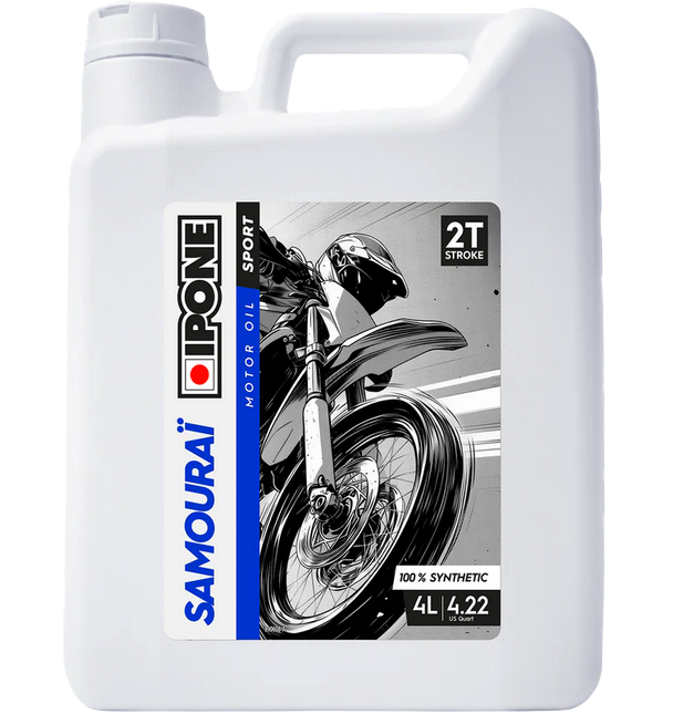 - Huile Ipone Samourai Racing 2 temps 4 Litres + 1L offert + Port offert 800091