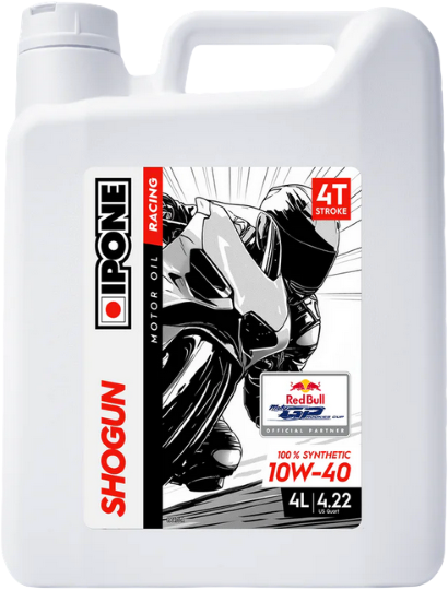 IPONE SHOGUN RACING Huile 10w40 100 % synth�se 4T 4 Litres 801004