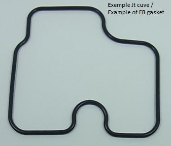 TOUR MAX JOINT DE CUVE x4 POUR CARBURATEUR D`ORIGINE CAB-H54 HONDA VTR 1000 F 1997-2006