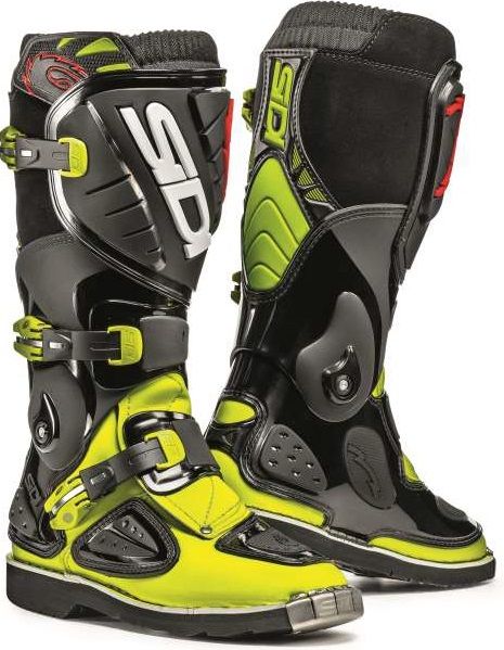 Bottes Moto Enfant Offroad SIDI STINGER JAUNE FLUO / NOIR*