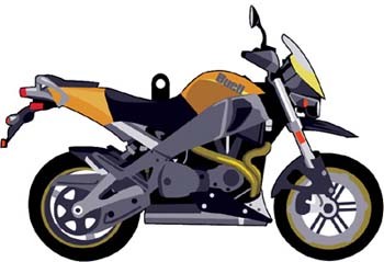 PORTE CLEFS BUELL XB12X (KEYR84)*