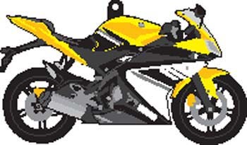PORTE CLEFS YAMAHA YZF R 125 (KEYR98)*
