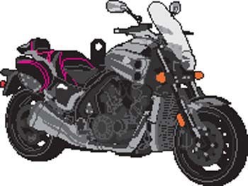 PORTE CLEFS YAMAHA VMAX 1700 (KEYR99)*