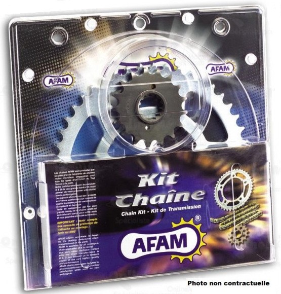 A AFAM KIT CHAINE ACIER YAMAHA XT 600 1987-1995 PAS 520 ( A520XRR3 GOLD )