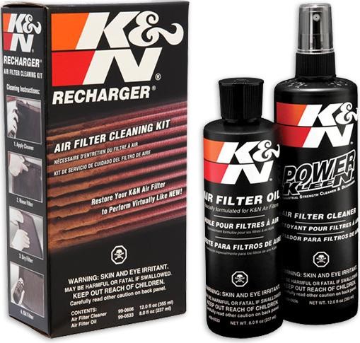 K&N RECHARGER kit Entretien KN Filtre � Air Nettoyage + Graissage 99-5003EU