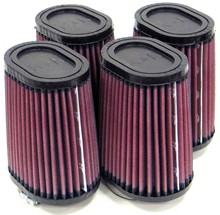 K&N FILTRE A AIR KN RU2754 RU-2754 YAMAHA FZ 700 GENESIS 1986-1987 (lot de 4 filtres)*