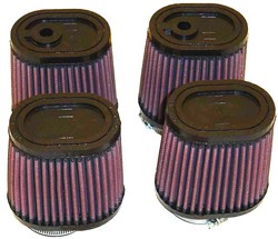 K&N FILTRE A AIR KN RU2989 RU-2989 YAMAHA VMAX 1200 1985-2007 (lot de 4 filtres)*