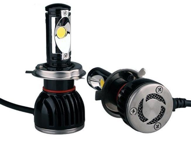 1x SIFAM AMPOULE Projecteur H4 LED VENTIL�E + ballast H4 12V 16w - 2200 Lumens (code et phare)