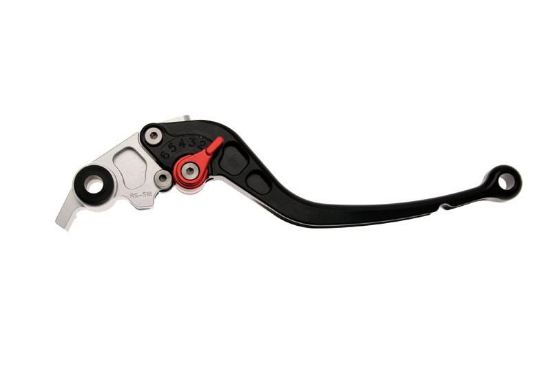 BIHR 8711015 LEVIER DE FREINS ALUMINIUM NOIR REGLABLE TRIUMPH SPEED TRIPLE 1050 2008-2011