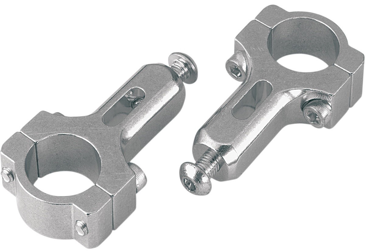 MOOSE RACING REMPLACEMENT PINCE CLAMP POUR PROTECTION MAIN GUIDON 22mm SILVER