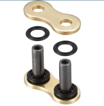 DID 520VX3 ZJ GOLD Maillon de fermeture a river rivet creux pour cha�ne 520 VX3 GOLD