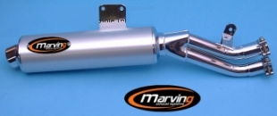 ECHAPPEMENT POT SILENCIEUX MARVING MACH EMBOUT ALU �100 YAMAHA XTZ SUPERTENERE 750 1989-1995 01YA32