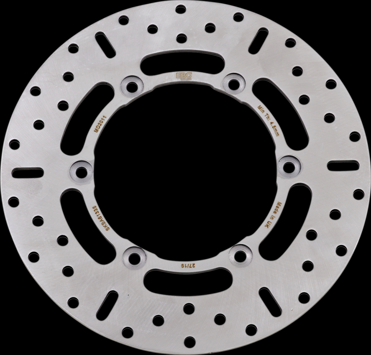 GOODRIDGE DISQUE DE FREIN ARRIERE ROND MD2011 YAMAHA XJ 600 S DIVERSION 1995-2003 267mm