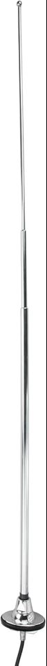 FORD 1965-1985 ANTENNE OVALE antenna w/oval base & collapsible mast RETROSOUND MF-6585-OV-C