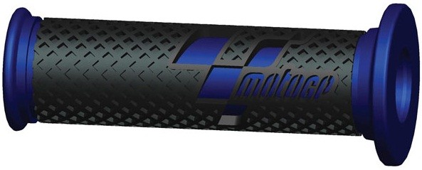 MOTO GP POIGNEE COMPETITION GRIPS 22/25mm NOIRE ET BLEUE* MGPGRP03 vendu par paire