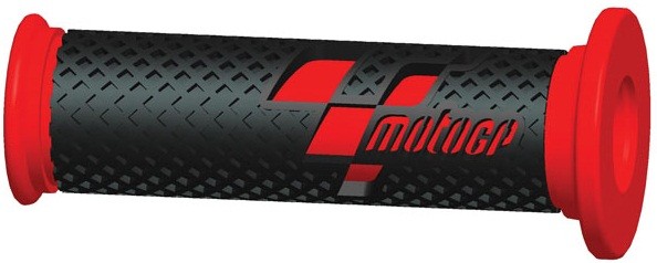 MOTO GP POIGNEE COMPETITION GRIPS 22/25mm NOIRE ET ROUGE* MGPGRP07 vendu par paire